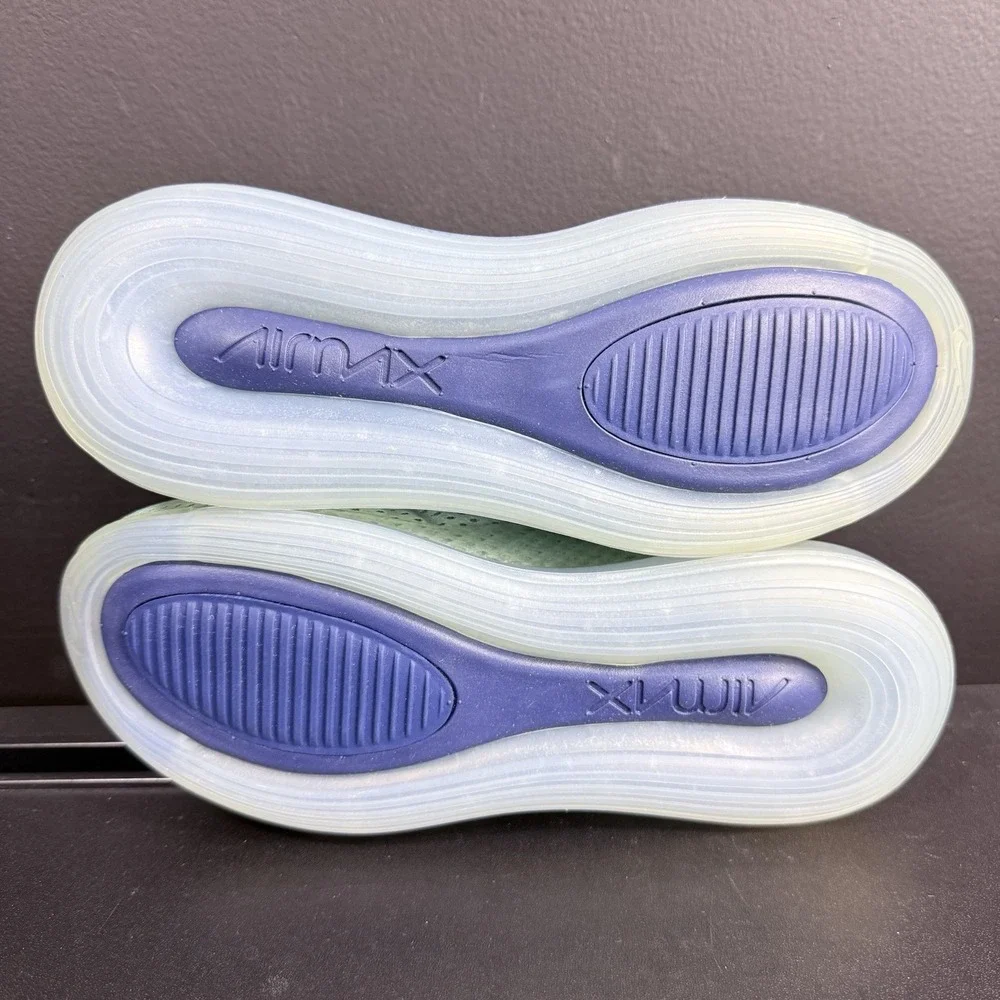 Nike Air Max 720 Youth Size 4.5 women's 6 Northern Lights Day Silver Navy blue
